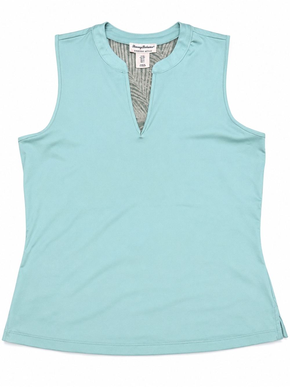 Tommy Bahama Everyday Active Aqua Palm Mesh Back Tank Top Small